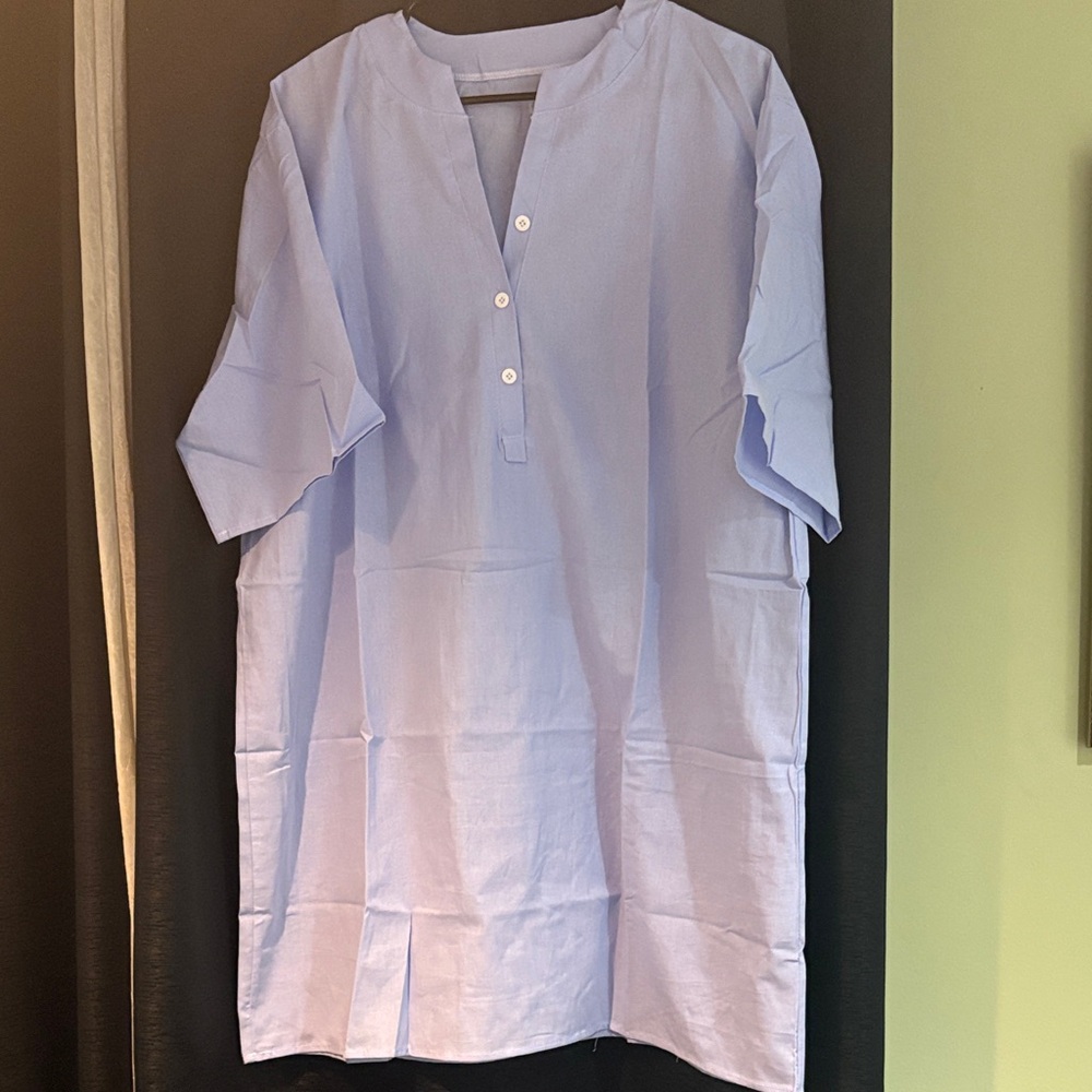 Light Blue Women's Mini Dress